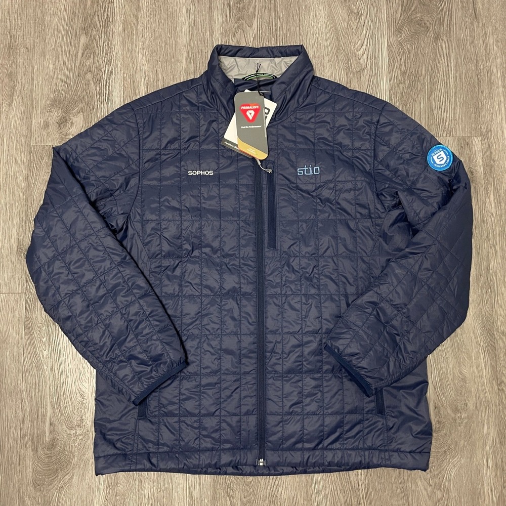 Stio Azura Insulated Jacket Mens XL Mountain Shadow Navy Blue PrimaLoft Quilted